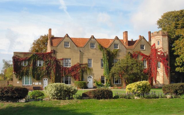 clubhouse view of rochford hundred golf club