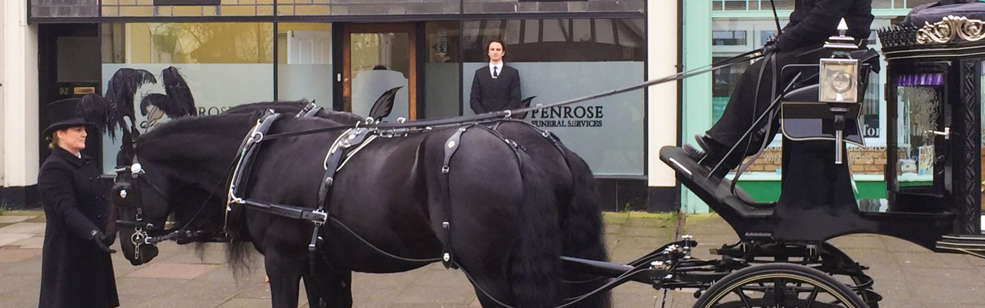 penrose funeral Horse Drawn