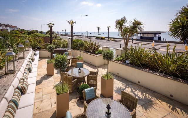 ballroom patio view of roslin beach hotel venue